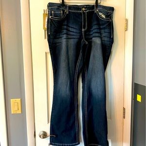 Maurice’s Ellie style long boot cut jeans